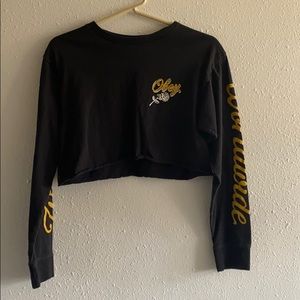 Obey crop top
